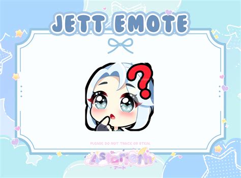 Valorant Jett Confused Huh Emote For Twitch Discord Etsy Australia