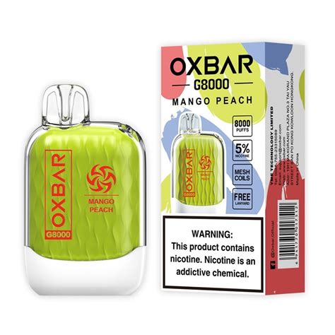 OXBAR G8000 8000 Puffs Disposable Vape Kit 16ml Online Sale Vapesourcing