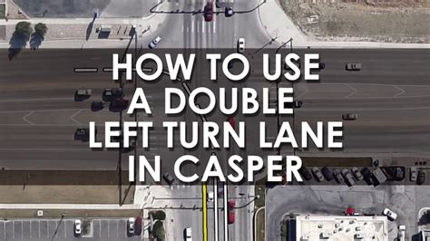 How To Use A Double Left Turn Lane Youtube