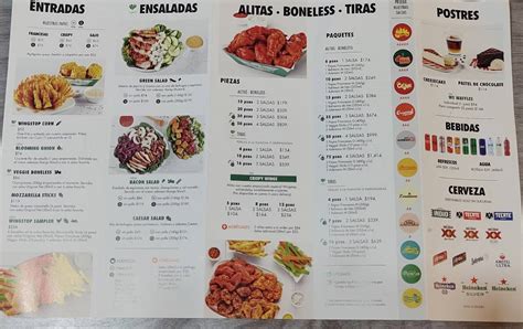 Carta Del Restaurante Wingstop Ciudad Del Carmen Ciudad Del Carmen Av