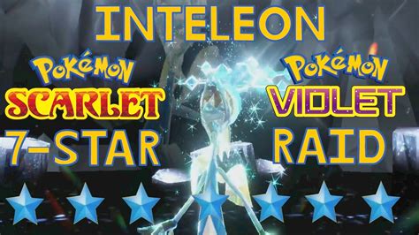 Inteleon The Glacial Emissary Star Inteleon Tera Raid Pok Mon