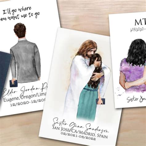 Lds Sister Missionary Custom Art Etsy