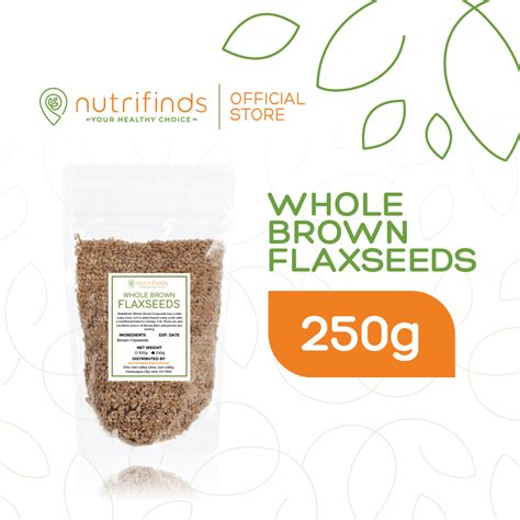 Nutrifinds Brown Flaxseeds Flax Seeds Whole Lazada PH