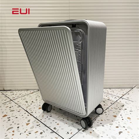 Eui Front Fastening Aluminum Magnesium Alloy Trolley Case Men S Side