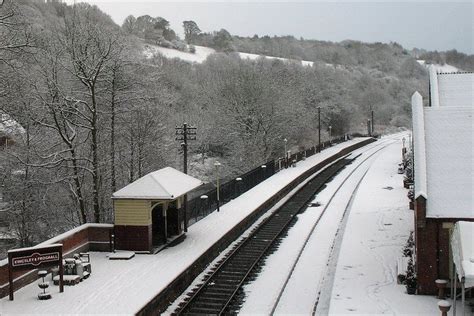 Kingsley & Froghall railway station under snow | Photo, Snow scenes, Staffordshire