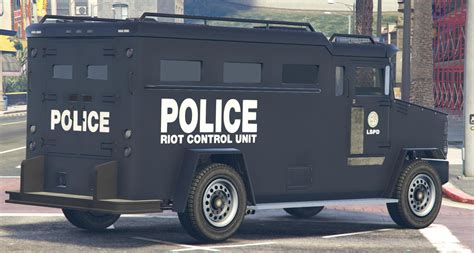 LSPD RCU Riot Control Unit Brute Police Riot Truck Livery 4K GTA5