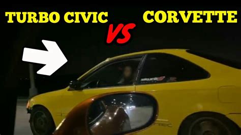 CORVETTE RACES SLEEPER TURBO CIVIC Supra CTS V Hellcat C7