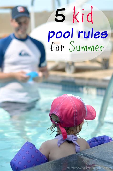 5 Kid Pool Rules For Summer