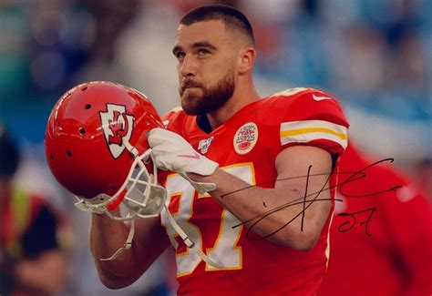 Autograph Signed Travis Kelce Photo