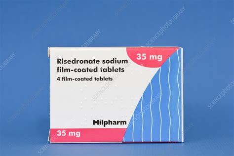 Risedronate Sodium Film Coated Tablets Stock Image C0568635