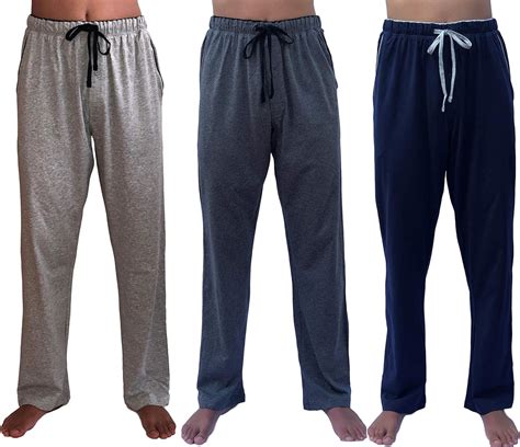 Giveitpro 3 Saver Pack Premium 100 Cotton Jersey Knit Pajama Pant