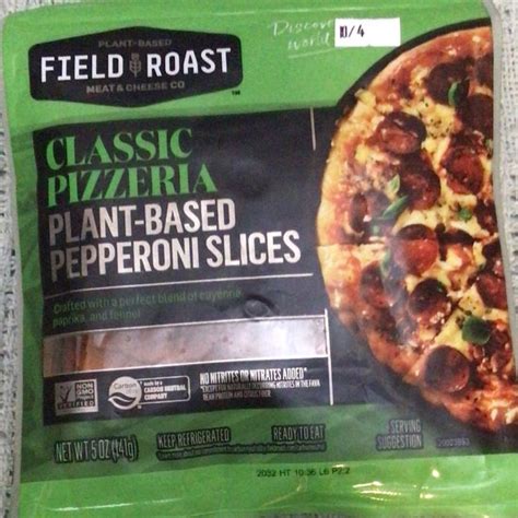 Field Roast Classic Pizzeria Plant Based Pepperoni Slices Review Abillion