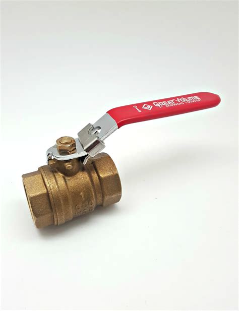 BRASS BALL VALVE LEVER TYPE FULL PORT Luzon Foundry Inc