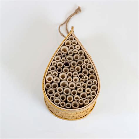 Bamboo Mason Bee House Sustainable Beekeeping Sunvara