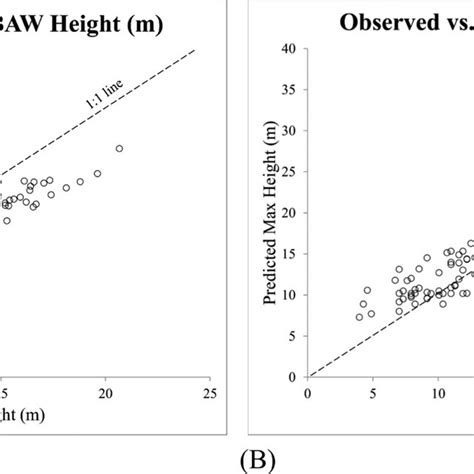 Scatter Diagram Of Observed Biomass Values Versus Predicted Biomass