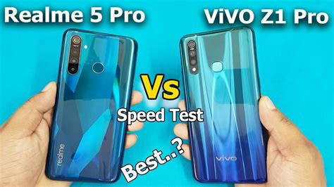 Realme Pro Vs Vivo Z Pro Speed Test Comparison Antutu Beachmark