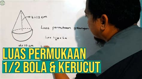 Cara Menghitung Luas Permukaan Bangun Gabungan Kerucut Dan Tabung Imagesee