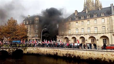 Manifestation Quimper Pour D Fendre L H Pital De Carhaix Dont Les