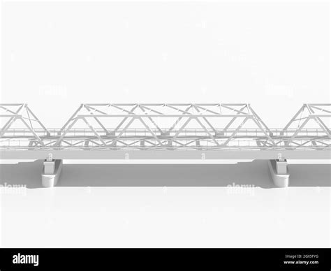 Steel Truss Bridge Cut Out Stock Images Pictures Alamy