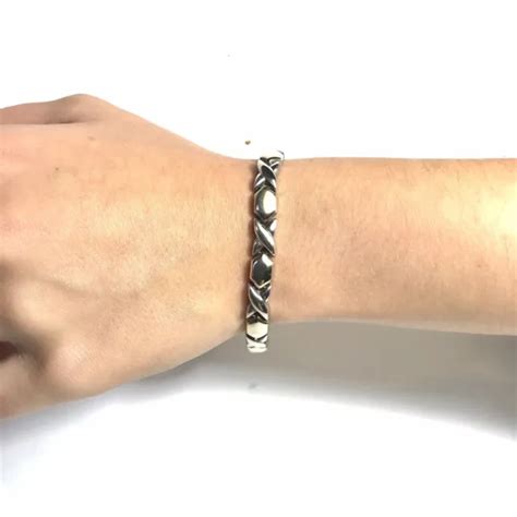 ANCIEN BRACELET En Argent Massif Tres Belle Maille EUR 39 99 PicClick FR