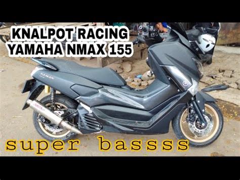 KNALPOT RACING YAMAHA NMAX 155 SUARA SUPER BAS SILENCER 30 CM BAHAN