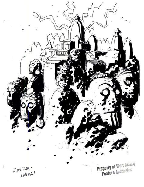 Mike Mignola S Otherworldly Concept Art For Disney S Atlantis Mike