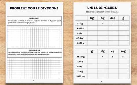 Il Mio Quaderno Di Matematica Classe Terza Per La Scuola Elementare