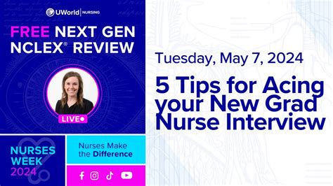 Free Next Gen Nclex® Review 5 Tips For Acing Your New Grad Nurse Interview Youtube