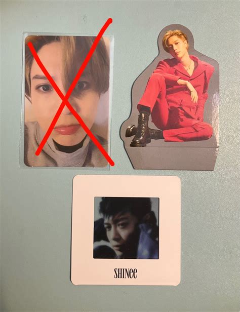 SHINee Taemin PC Standee Minho Slide Film Hobbies Toys