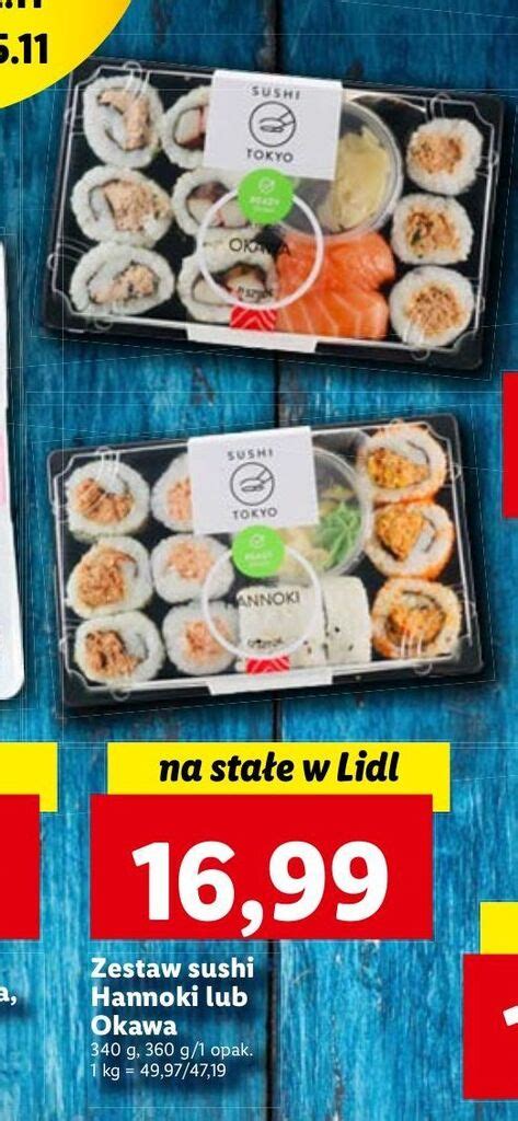 Promocja Sushi Hannoki Tokyo W Lidl