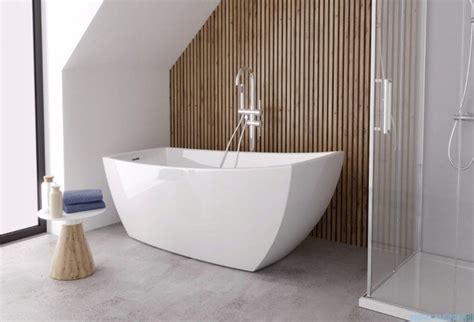 ScandiBath Molde wanna wolnostojąca 170x80cm syfon klik klak Q361S