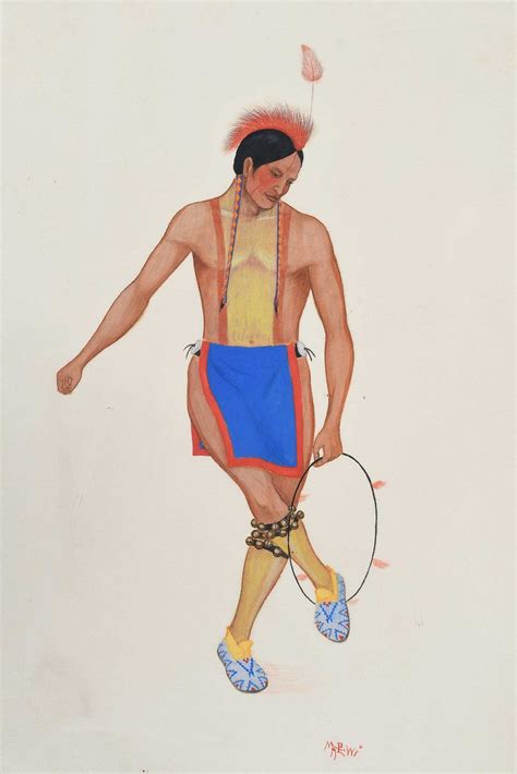 Velino Shije Herrera Three Paintings Of Pueblo Ceremonial Dancers