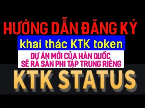 H Ng D N Ng K Khai Th C Ktk Token D N M I C A H N Qu C S Ra