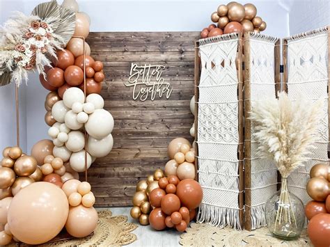 Rustic Boho Balloon Garland Kit Fall Harvest Balloon Arch Etsy