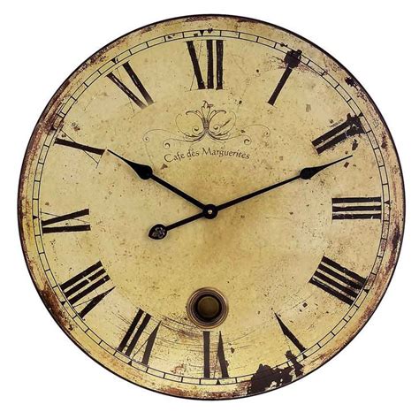 clocks imax vintage giant wall clocks roman numerals wall clock