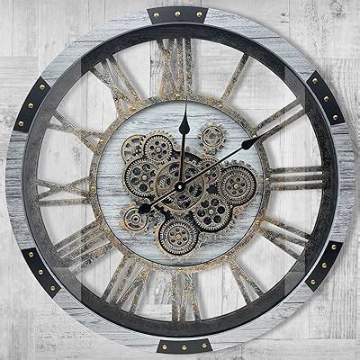 Amazon Toktekk Inch Large Decorative Wall Clock With Real