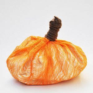 Easy Cheesecloth Pumpkin Craft | Pumpkin crafts, Cheese cloth, Pumpkin