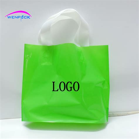 Custom Print T Plastic Baghandle Packaging Bagshopping Bags For