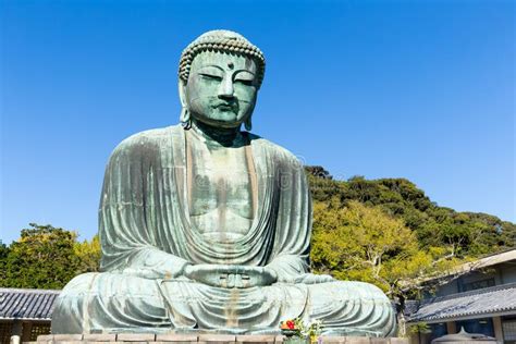 Gran Buda Del Templo De Kotokuin En Kamakura Foto De Archivo Imagen