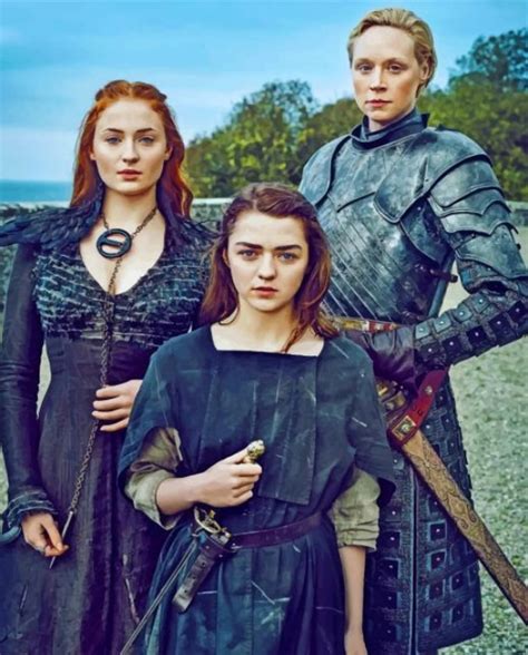 Obraz MALOWANIE PO NUMERACH Sansa Arya Stark Gra O Tron