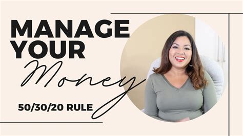 Manage Your Money Using The 503020 Rule 😆 Youtube