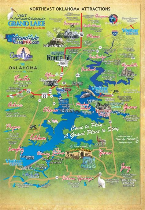 A Map Of The State Of North Carolina With All Its Attractions And Parks