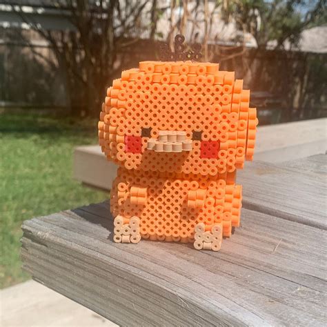 3d Psyduck Perler Bead Etsy