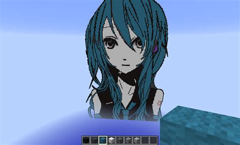 Hatsune Miku Minecraft pixel art by micfal on DeviantArt