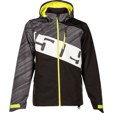 509 Evolve Snowmobile Jacket Shell Black Hi Vis 509 Inc Mens