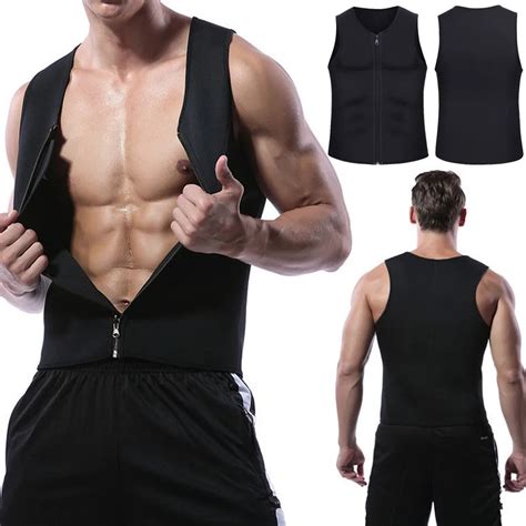 Men Tank Tops Black Bodybuilding Zipper Up Musculation Fitness Men