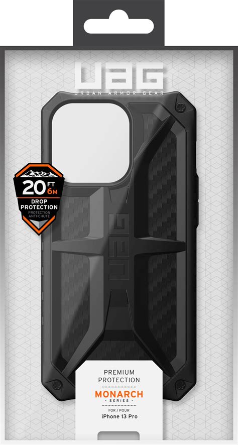 Best Buy Uag Monarch Series Case For Iphone Pro Carbon Fiber