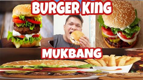 Burger King Mukbang 2 22 Youtube