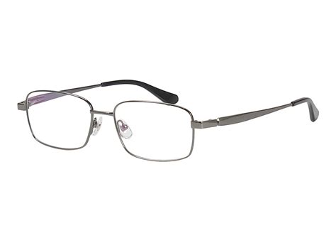 Buy Agstum Titanium Full Rim Glasses Frame Optical Eyeglasses Rxable Grey 56 At