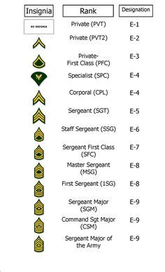 13 Best military rank structure charts images | Military ranks ...